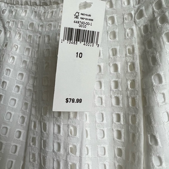NWT Banana Republic Factory A Line Eyelet Skirt - Picture 2 of 2